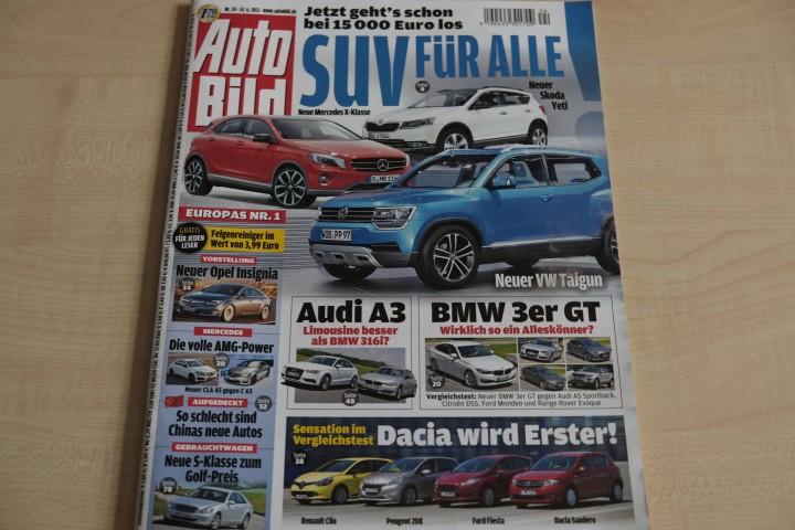 Deckblatt Auto Bild (24/2013)